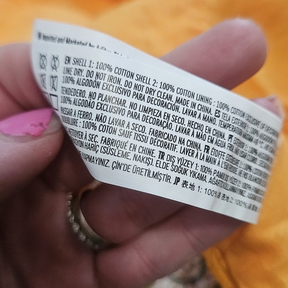 FOREVER 21 Lace Trim Corset Cotton Crop Top In Orange. Size Small NWT - Picture 6 of 16